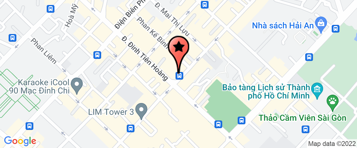 Map go to Binh Minh Telecommunications Investment Joint Stock Company