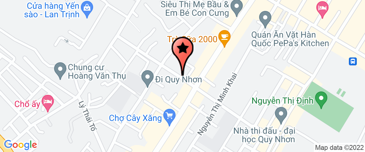 Map go to Quy Nhon Green Travel Company Limited