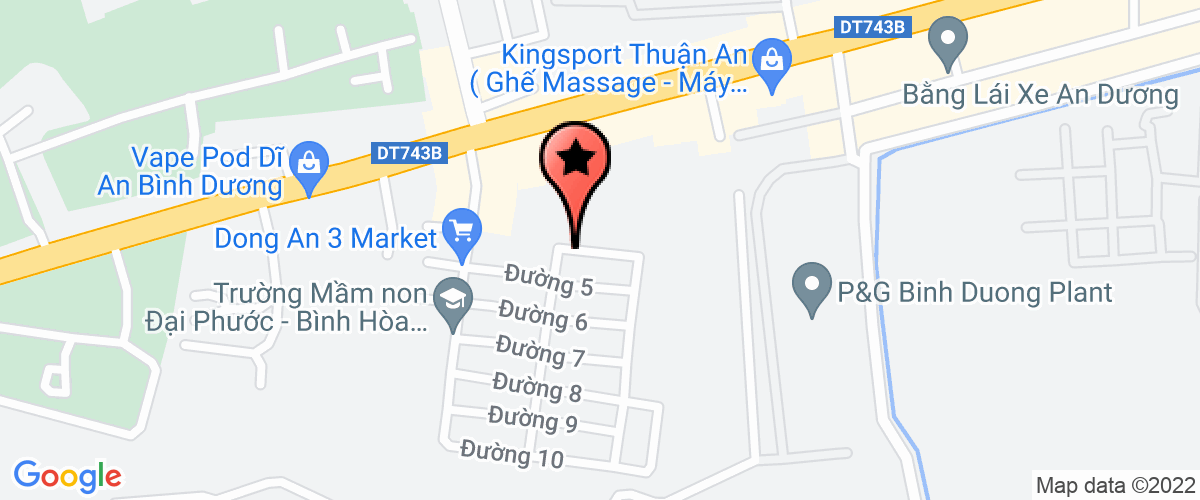 Bản đồ đến Công ty TNHH HEMPEL Việt Nam (Nộp Hộ Thuế Nhà Thầu Nước Ngoài)