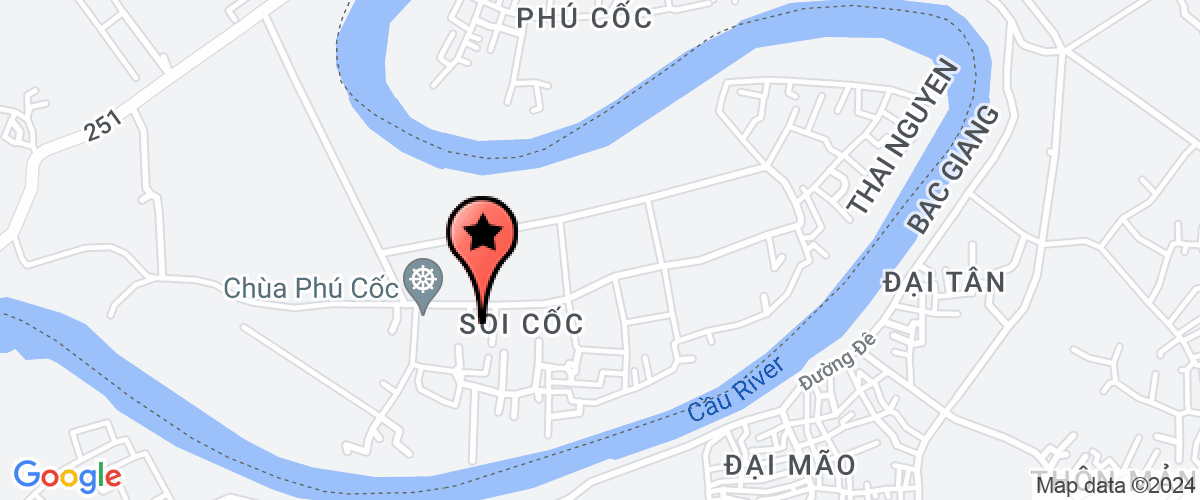 Map go to Pho Yen Trading And Transport Construction Company Limited