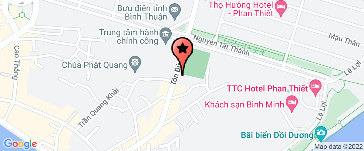 Map go to XH Binh Thuan Province Insurance