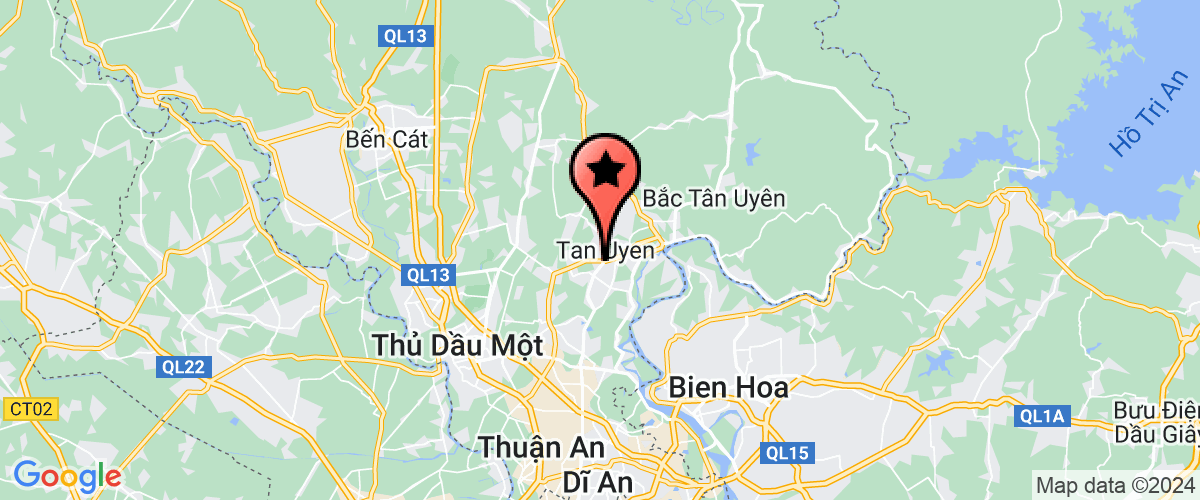 Map go to Hoa Khang Production Company Limited