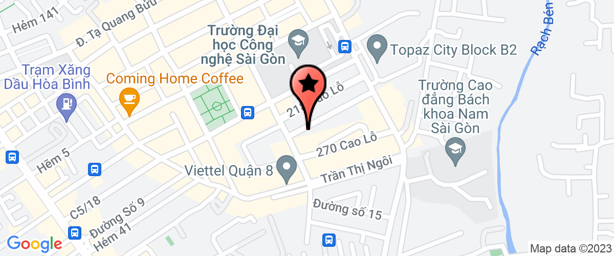 Map go to Sao Viet Construction And Design Joint Stock Company