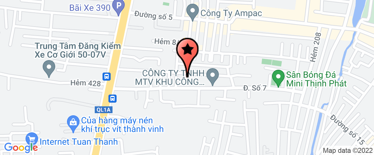 Map go to Phi Ung Trade Company Limited