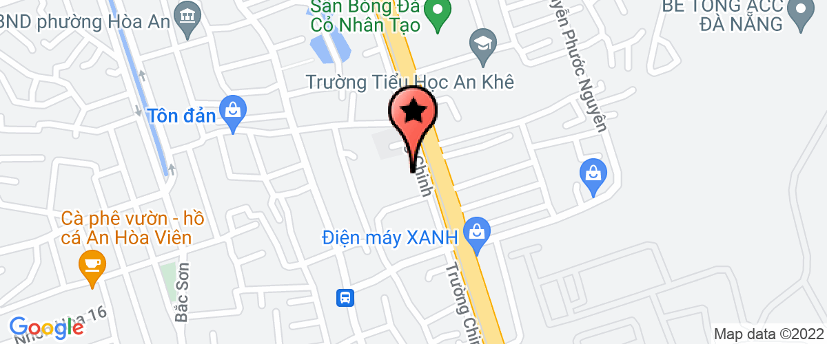 Map go to Nam Thanh Civil Construction Joint Stock Company