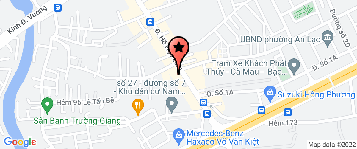 Map go to Cung ung Thien Khang Labor Company Limited