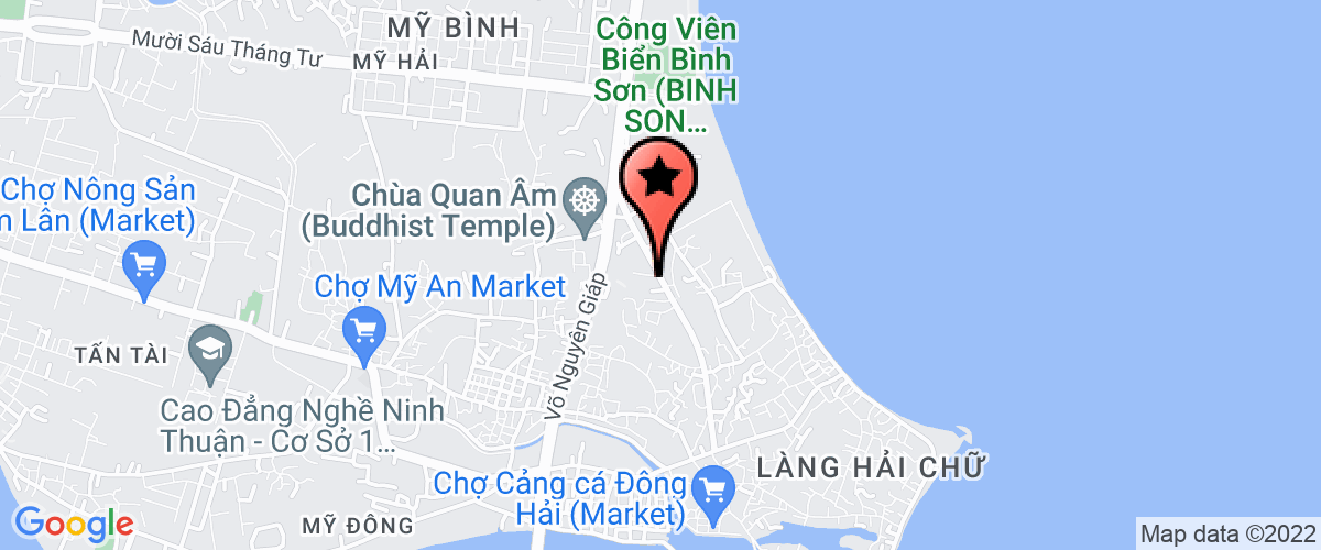 Map go to Branch Ninh Thuan Indochina Hotel Investment Management Joint Stock Company
