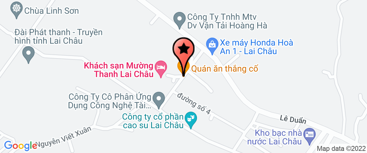 Map go to Lai Chau Construction and Investment Joint Stock Company