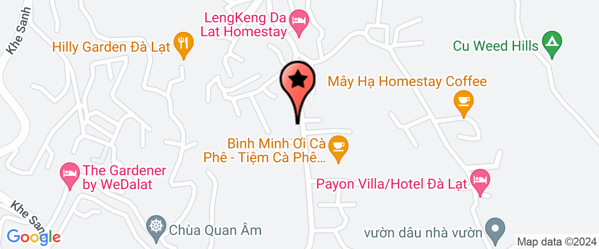 Map go to Kim Bao Chau Da Lat Company Limited