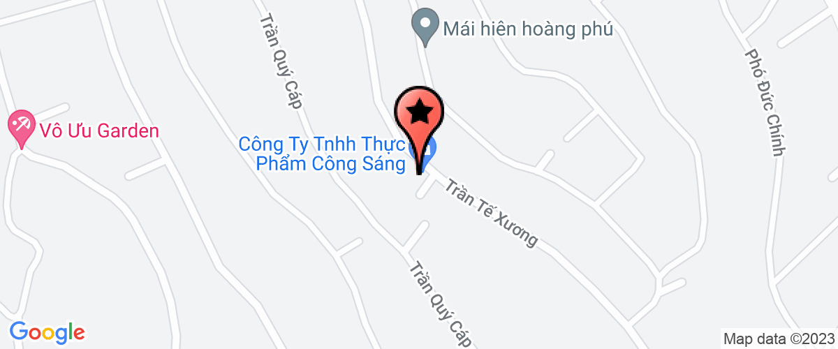 Map go to Cong Sang Food Company Limited