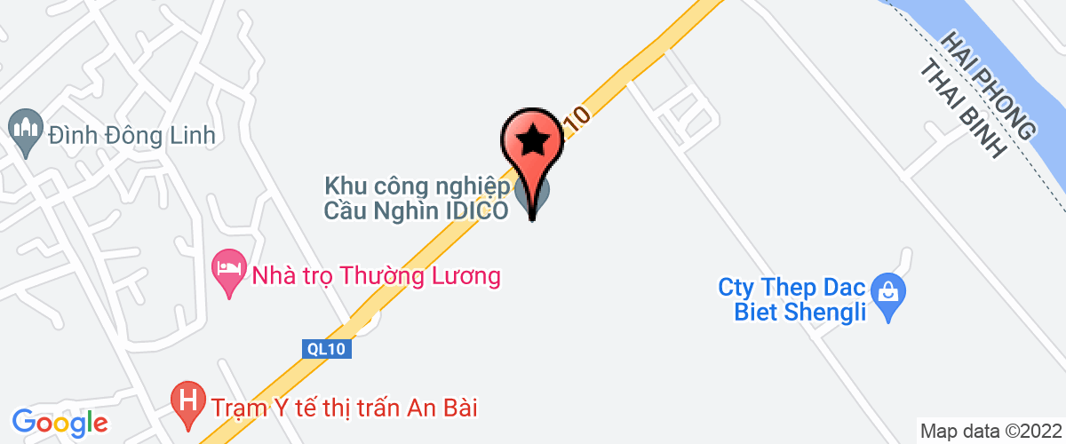 Map go to Thai Binh Food Agricultural Import Export Processing Investment Company Limited