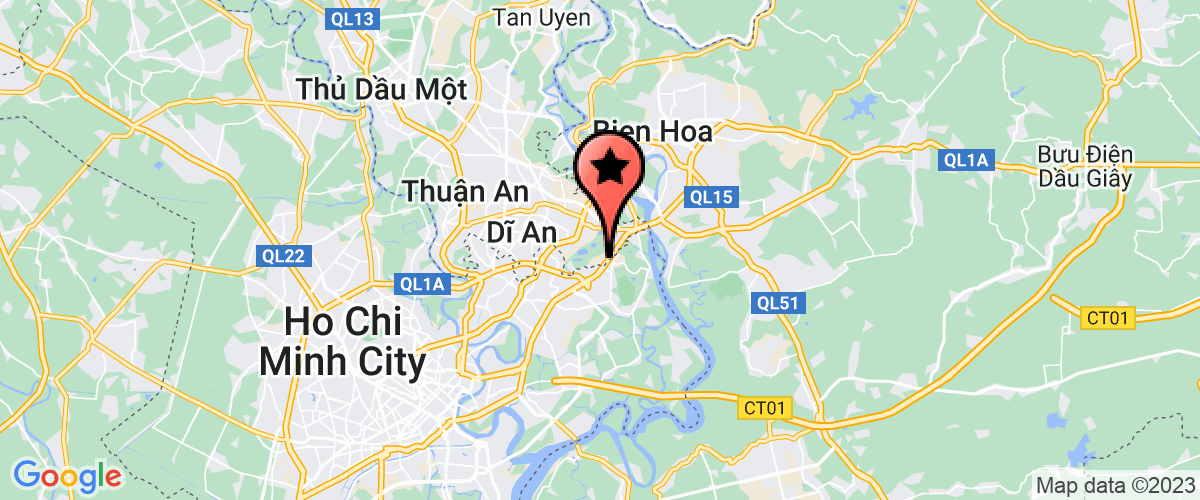 Map go to Minh Rin Trading Construction Company Limited