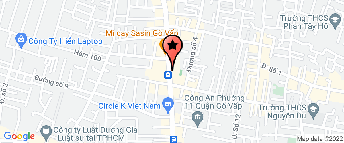 Map go to Cao Hoang Tien Phat Service Trading Company Limited