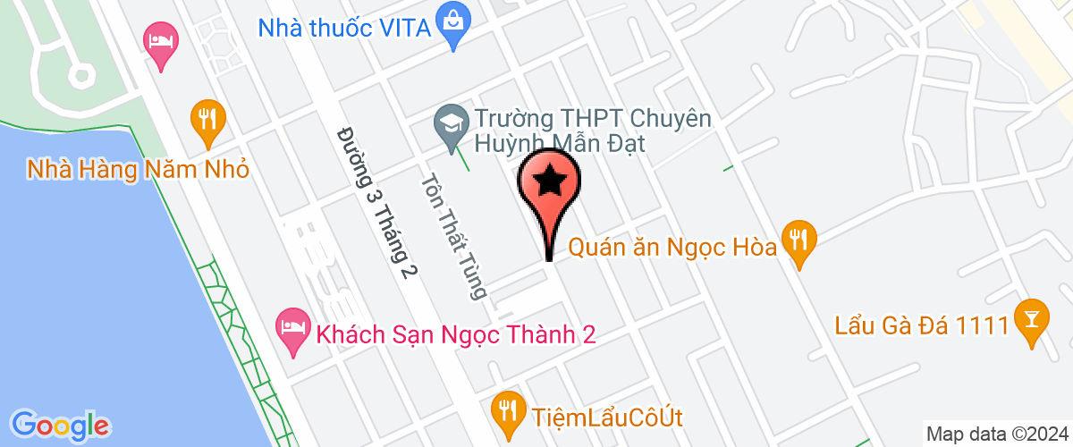 Map go to Ngoc Dung Company Limited