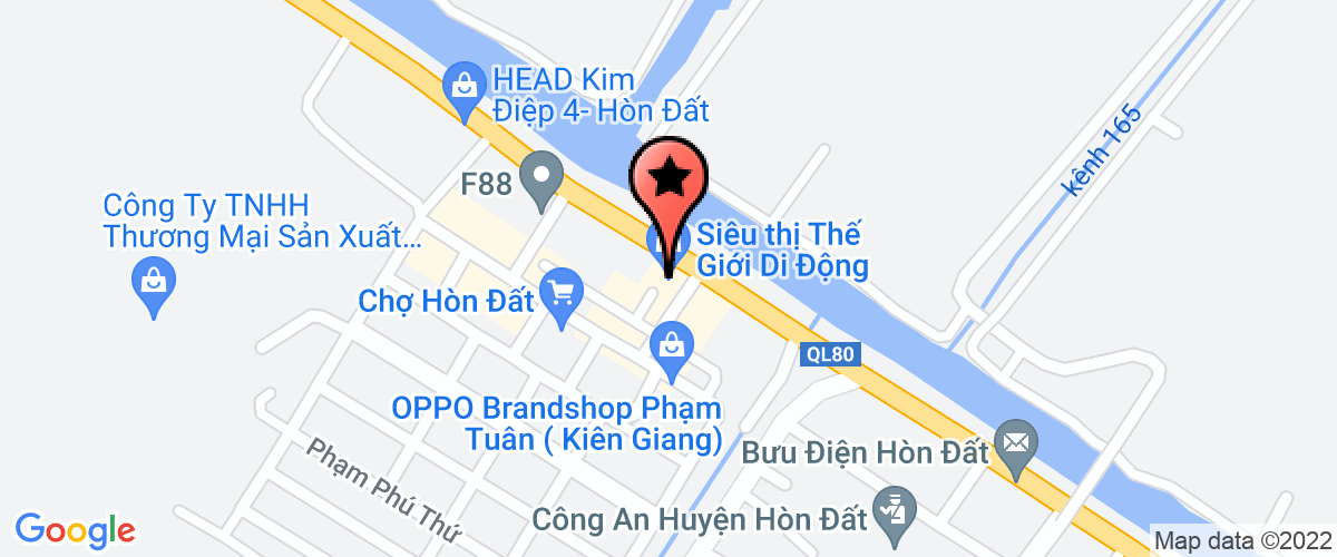 Map go to Branch of  Kim Diep Trading Company Limited