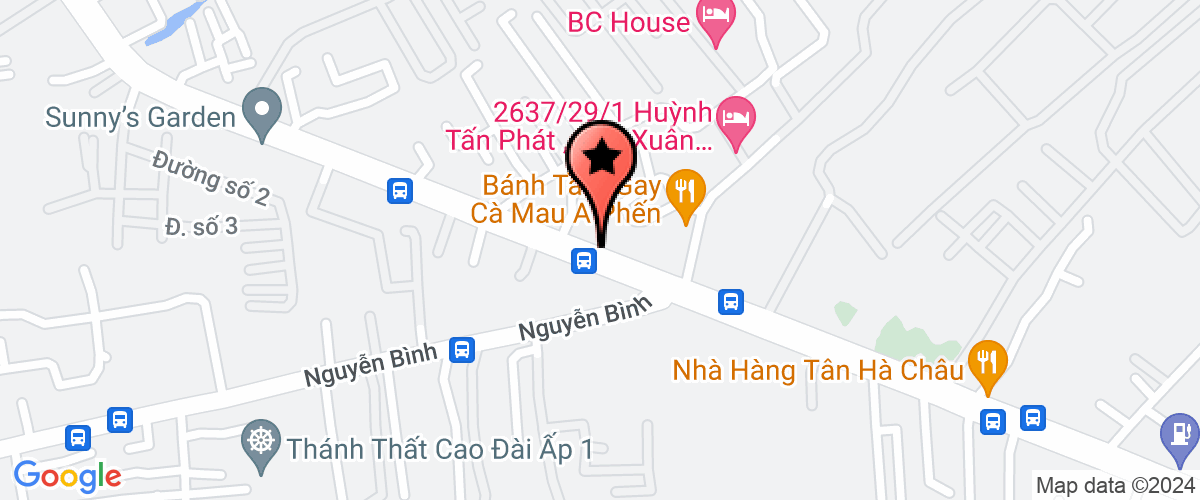 Map go to Tin Nghia Investment Business and Development Company Limited
