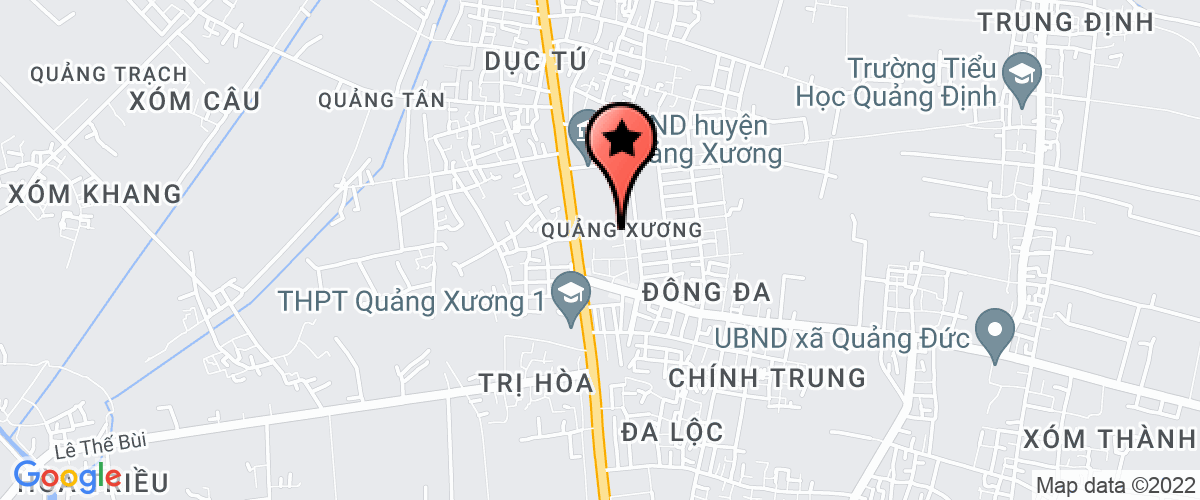 Map go to Thi tran Quang Xuong Elementary School