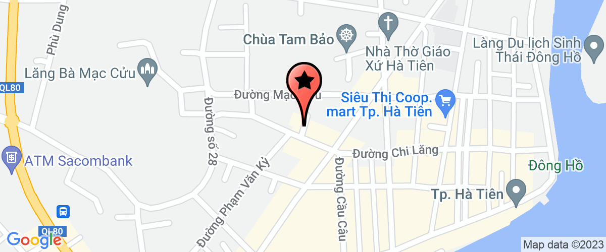 Bản đồ đến Công Ty Trách Nhiệm Hữu Hạn Toàn Việt H T