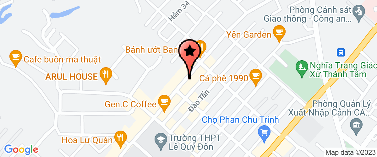 Map go to Thuy Van Ban Me Service Trading Company Limited