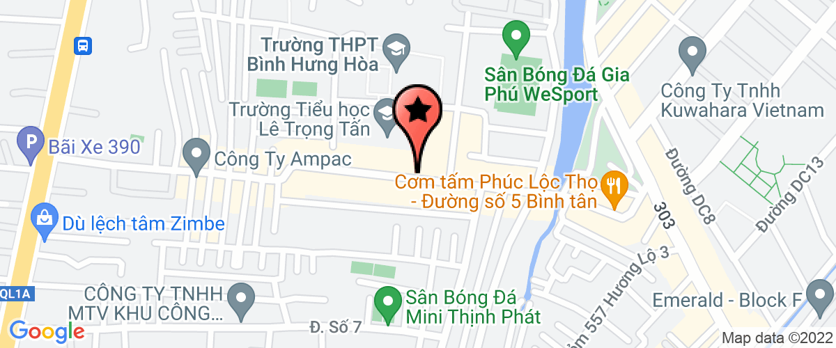 Map go to Cung Dinh Travel Transport Trading Service Company Limited