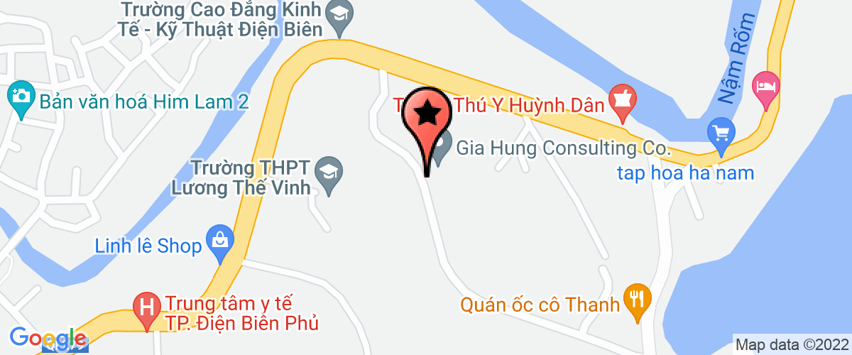 Map go to Bich Dao Dien Bien Company Limited