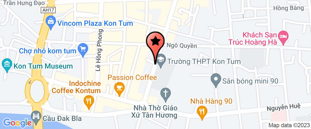 Map go to Truong Pho thong Trung Hoc Kon Tum
