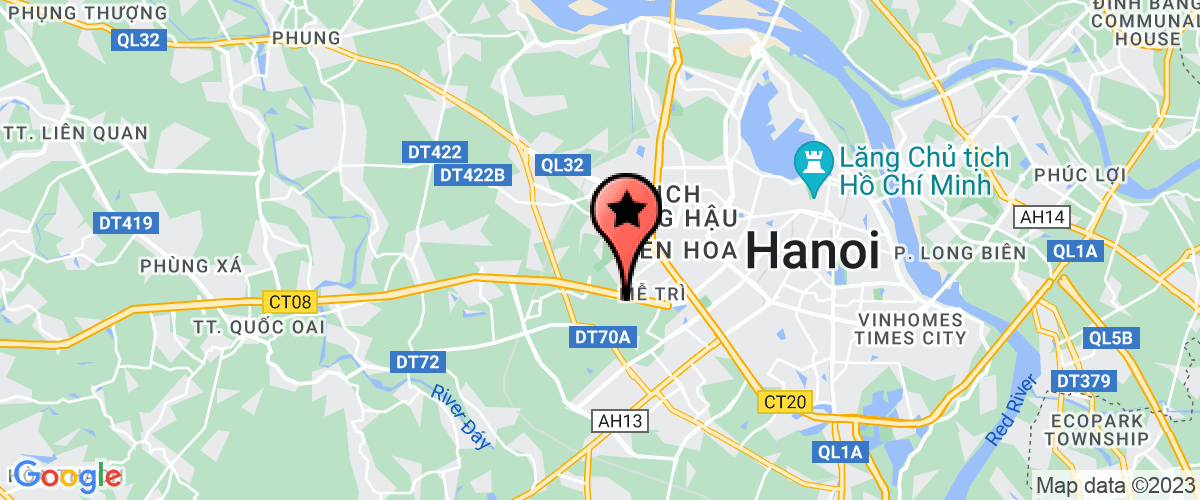 Map go to Binh An Trading And Production Investment Company Limited