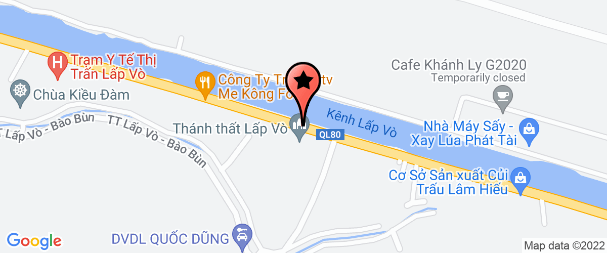 Map go to co phan xuat nhap khau Giau Sang Company