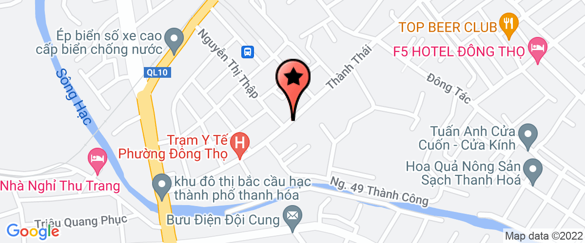 Map go to Ngoc Bich Trading Construction Joint Stock Company