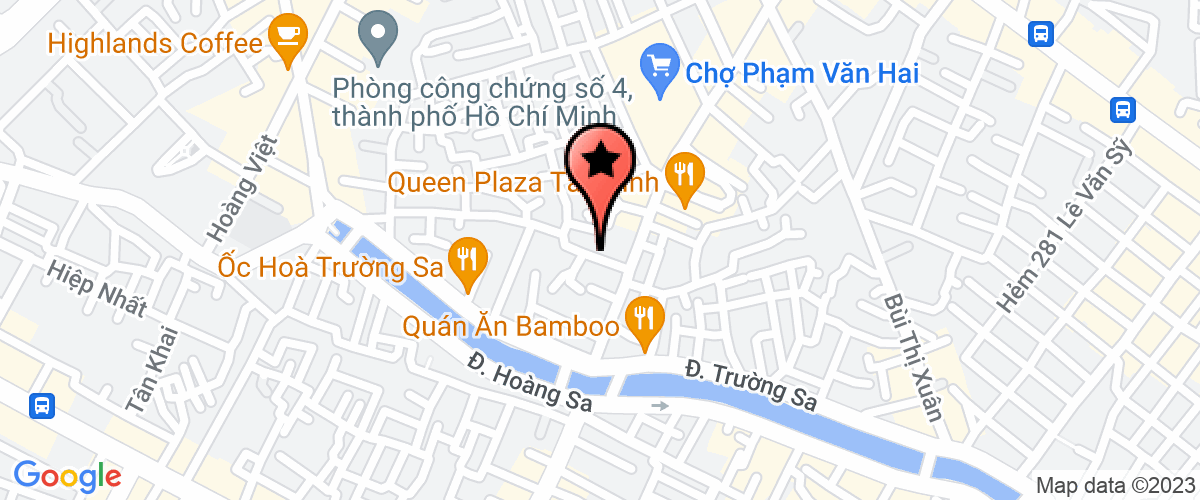 Map go to Ao Cuoi Thang Company Limited