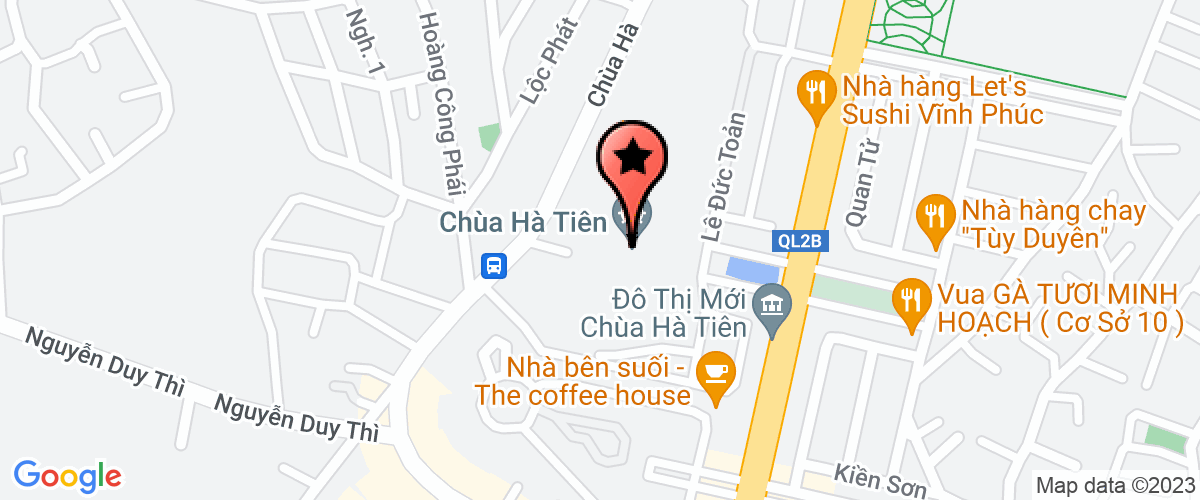 Map go to Thien Tam Company Limited