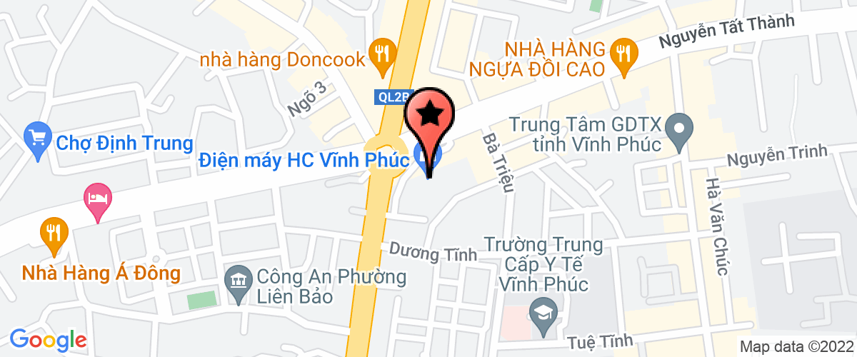 Map go to Vu Nghia Construction Company Limited