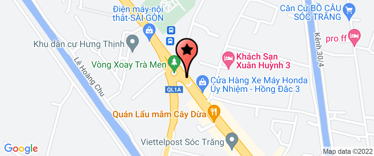 Map go to Hong Dan Private Enterprise