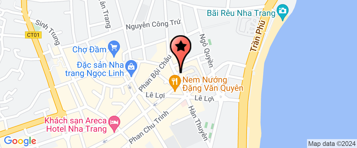 Map go to So tu phap Khanh Hoa