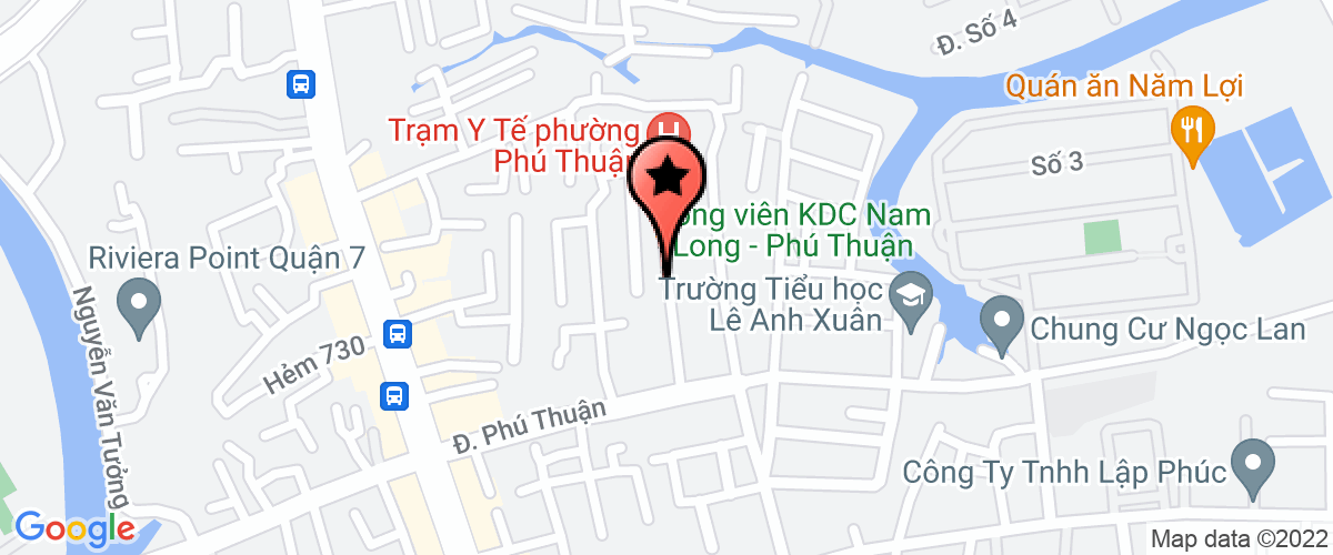 Map go to Cau Lac Bo The Hinh Nam Nu Power Fit Gym Company Limited