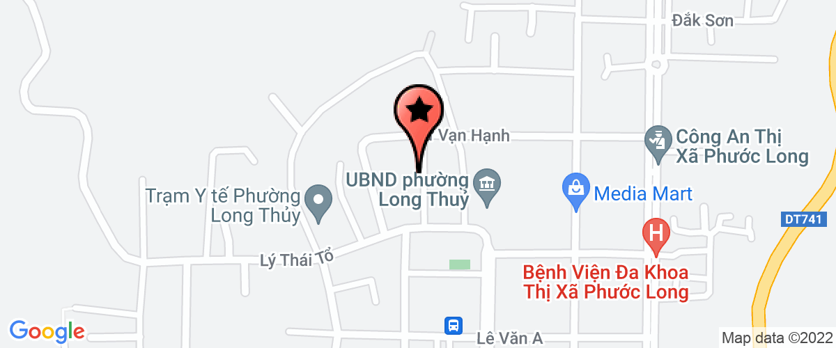 Map go to Hoang Ngan Anh Construction Company Limited