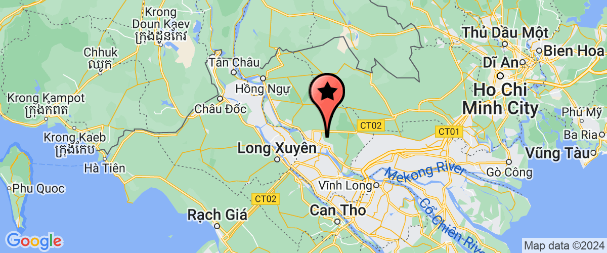 Map go to Hoang Long Production Trading Import Export Company Limited
