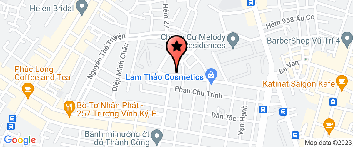 Map go to Phu Long Investment Trading Joint Stock Company