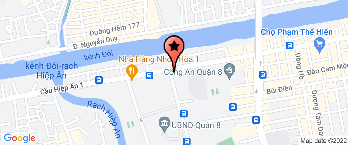 Map go to Vien Kiem Sat Nhan Dan Quan 8