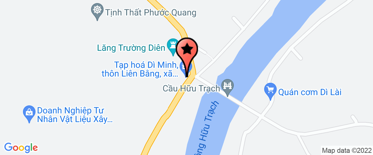 Map go to Cua Xe Binh An Wood Private Enterprise