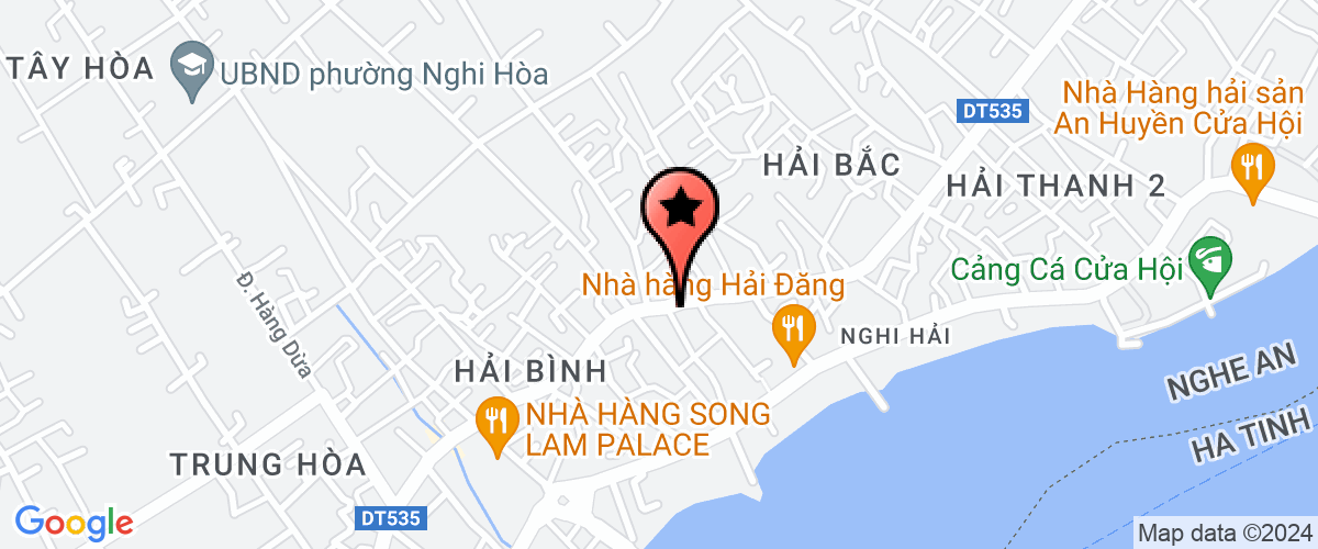 Map go to khai thac dich vu che bien hai san Hoi Door Co-operative