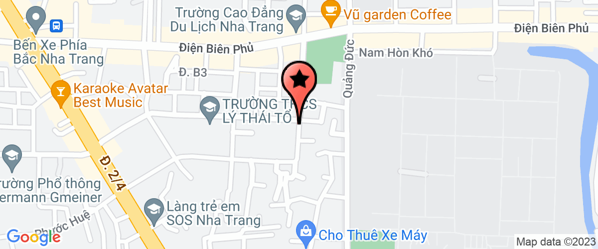 Map go to Xanh Sach Thien Company Limited