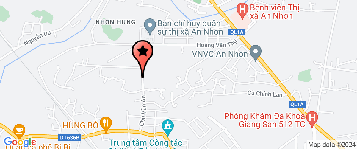 Map go to Phu Thinh Building Materials Company Limited
