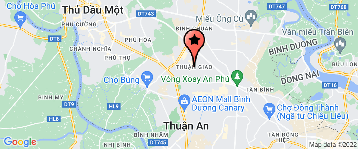 Map go to giay Manh Hinh Company Limited