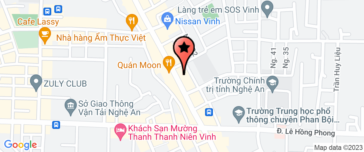 Map go to Nha Nghe An Development Joint Stock Company