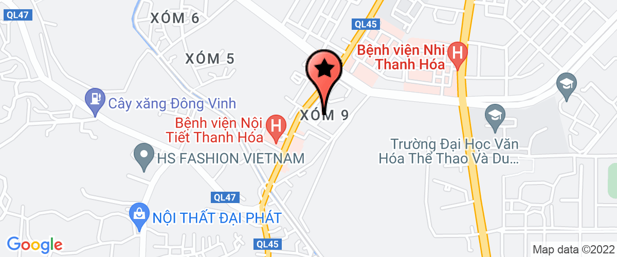 Map go to Branch 02 TM XD Hoa Binh And Company Limited