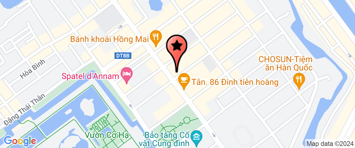 Map go to Thanh Huong Company Limited