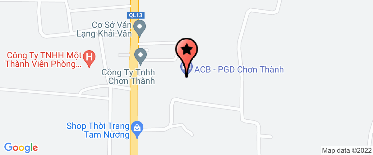 Map go to Quang Anh Production Investment Import Export Company Limited