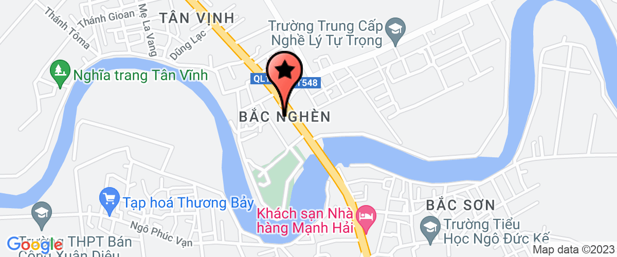 Map go to Xi nghiep xay dung va che bien Lam San Dang Cuong