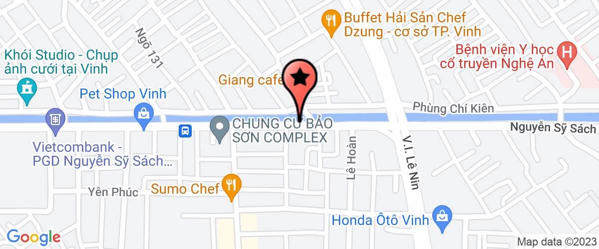 Map go to Mien Trung Insurance Company Limited